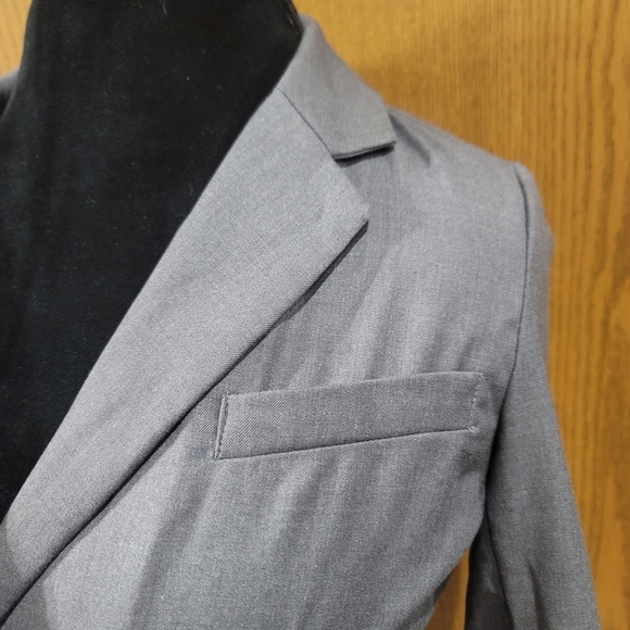 ​SNIDEL Y2K Business Casual Cropped Blazer Gray Jacket S EUC - Picture 4 of 7
